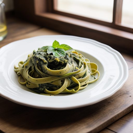 Double Spinach Fettuccine ( 7 Points recipe image