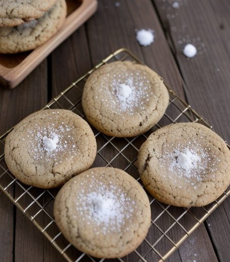 Double-Treat Walnut Cookies recipe image