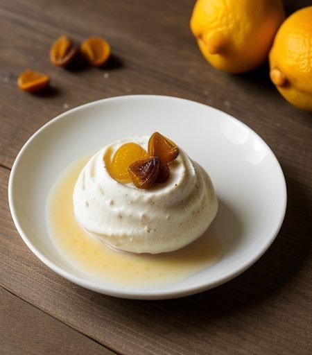 Dried Apricot Frozen Yogurt recipe image