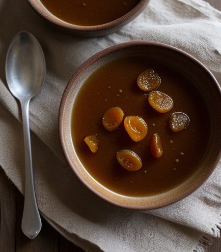 Dried Apricot Sauce With Galiano recipe image