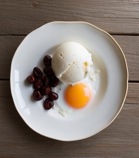 Dried Cherry Ice Cream recipe image