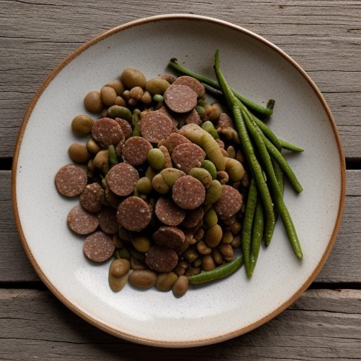 Dried Lima Beans With Sausage recipe image