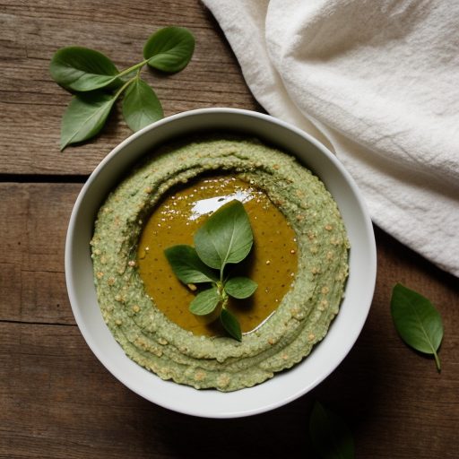 Dried Split Pea Dip recipe image