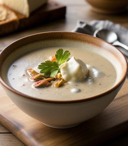Drunken Crab Bisque recipe image