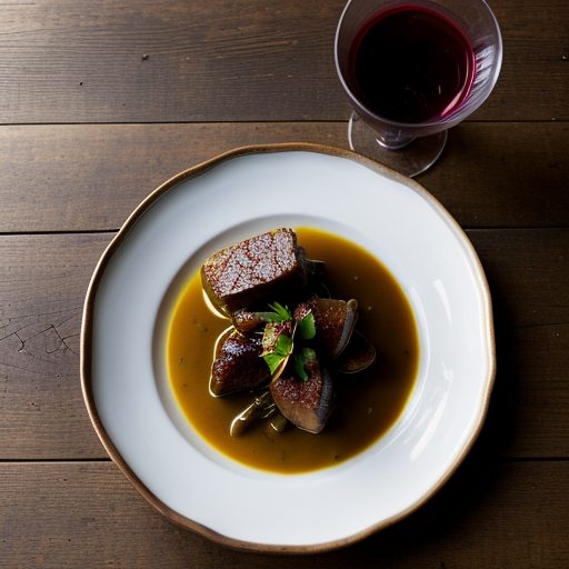 Duck Leg Ragout With Onions & Prunes recipe image