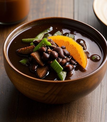 Duck With Black Bean Sauce & Tamarind Jus recipe image