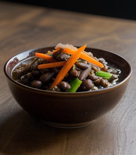 Duck With Black Bean Sauce and Tamarind Jus recipe image