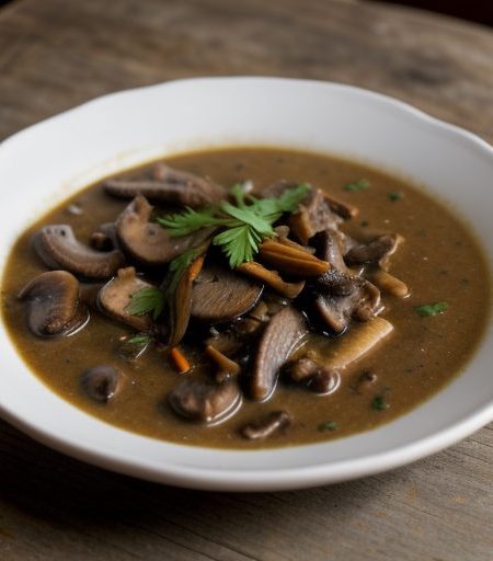 Duck and Wild Mushroom Gumbo recipe image