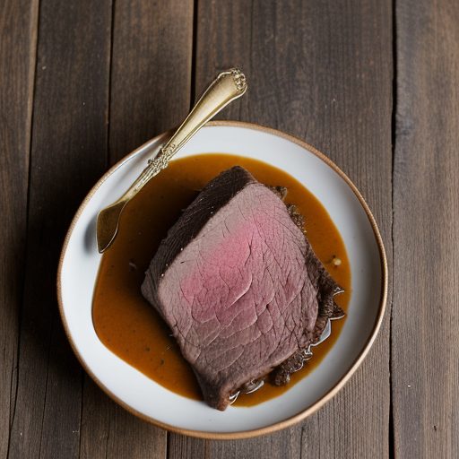 Dyresteg (Roast Venison W/Goat Cheese Sauce recipe image