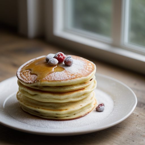 Early-Bird Buttermilk Pancakes recipe image