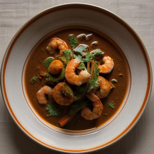 East: Bengal Lancers Shrimp Curry (Jhinka Mas recipe image