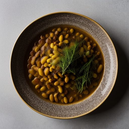 East: Chili Lima Beans With Fresh Dill (Dalna recipe image