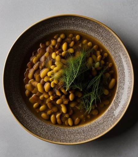 East: Chili Lima Beans With Fresh Dill (Dalna recipe image