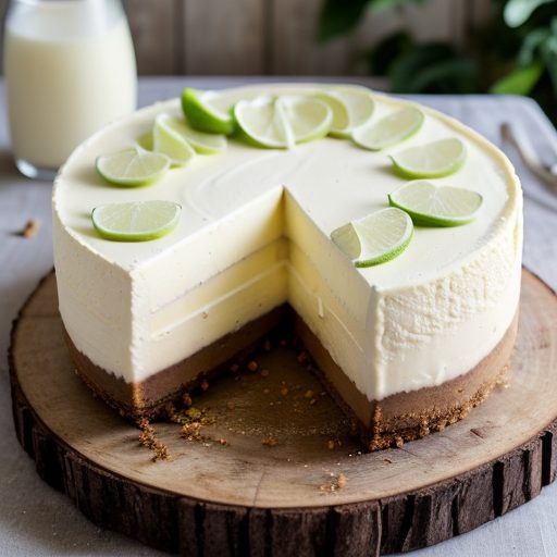 Easter White Chocolate & Lime Cheesecake recipe image