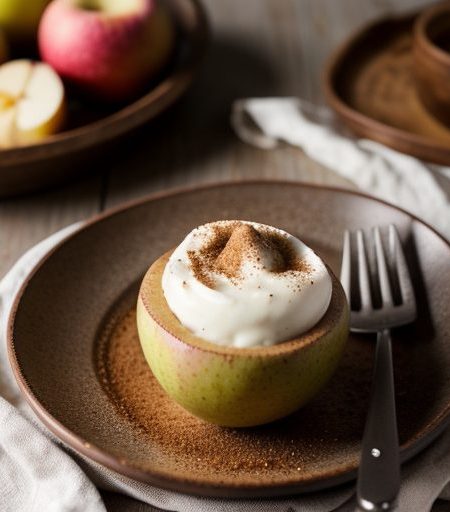 Easy Baked Apples (Microwave recipe image