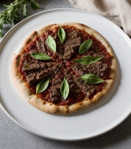 Easy Beef Pizza recipe image