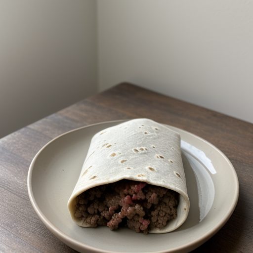 Easy Beef & Salsa Burritos recipe image
