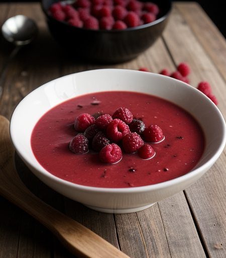 Easy Berry & Wine Soup recipe image