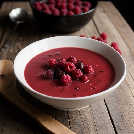 Easy Berry & Wine Soup recipe image