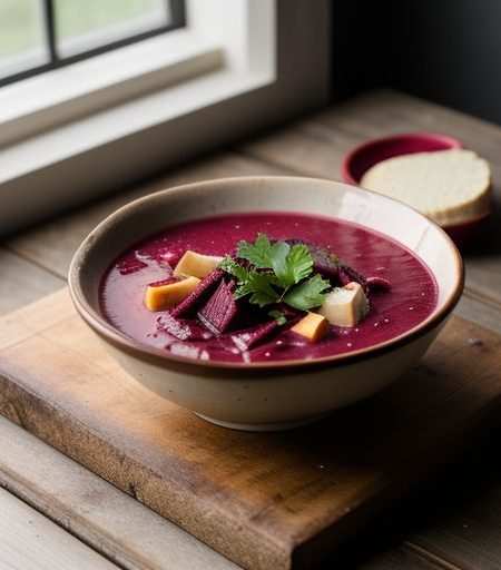 Easy Borscht Soup recipe image