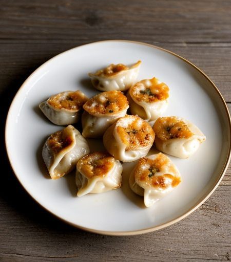 Easy Cheese & Shrimp Gyozas (East/West recipe image