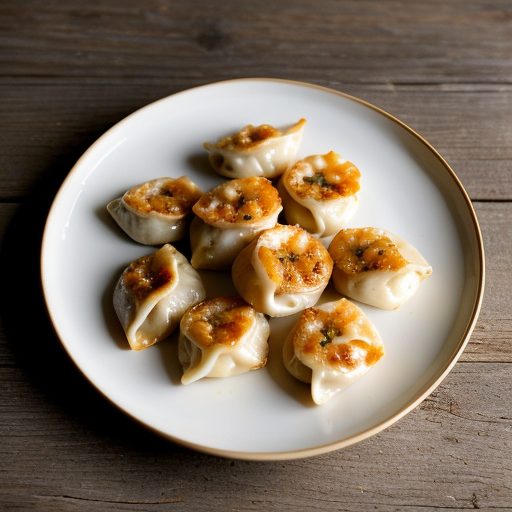 Easy Cheese & Shrimp Gyozas (East/West recipe image