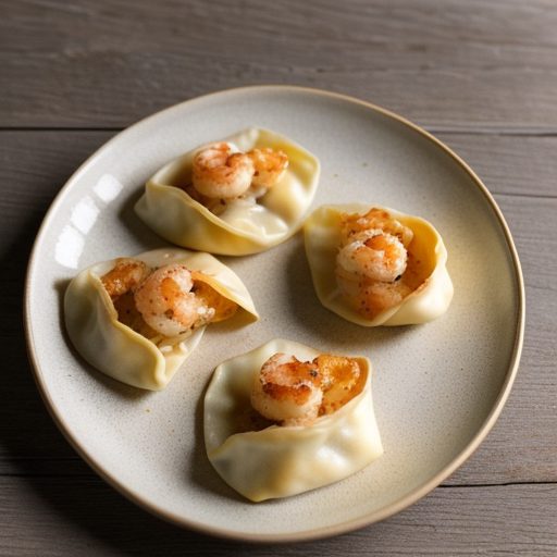 Easy Cheese and Shrimp Gyozas (East/West recipe image