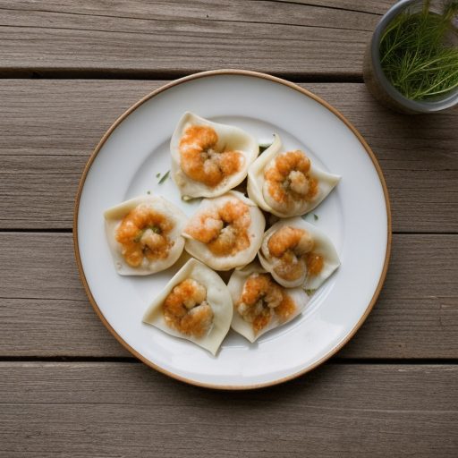 Easy Cheese and Shrimp Gyozas (East/West recipe image