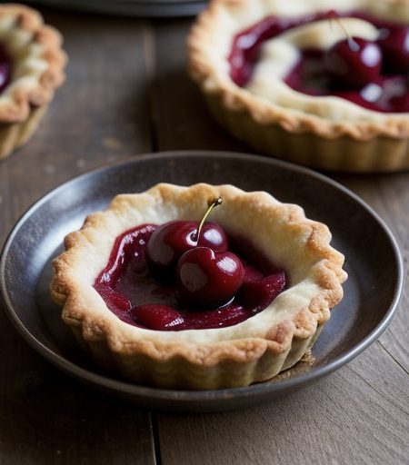 Easy Cherry Tarts recipe image