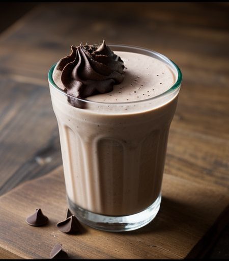 Easy Chocolate Pudding Milk Shake recipe image