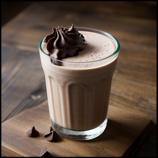 Easy Chocolate Pudding Milk Shake recipe image