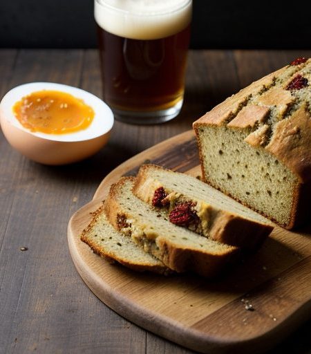 Easy Dried Tomato Beer Bread recipe image