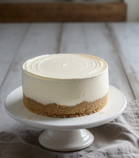 Easy Elegant No-Bake Cheesecake recipe image