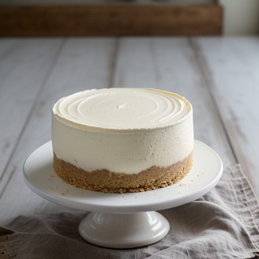 Easy Elegant No-Bake Cheesecake recipe image