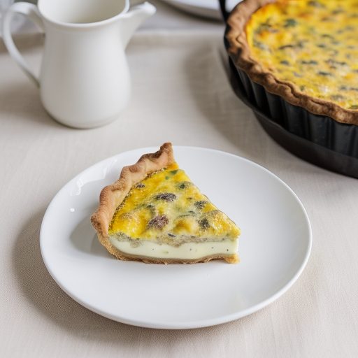 Easy Hamburger Quiche recipe image