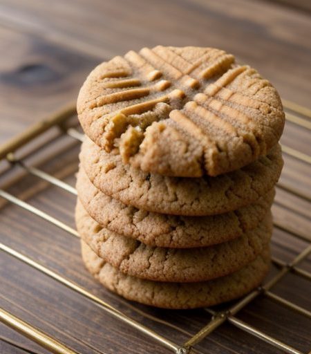 Easy Peanut Butter Cookies recipe image