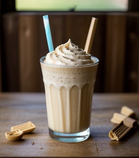 Easy Peanut Butter Milk Shake recipe image