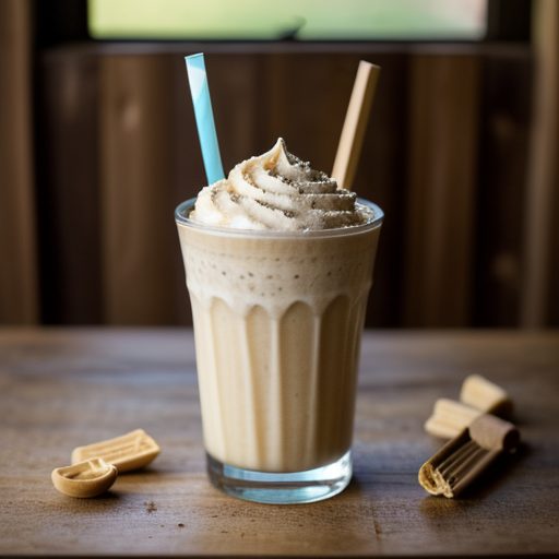 Easy Peanut Butter Milk Shake recipe image
