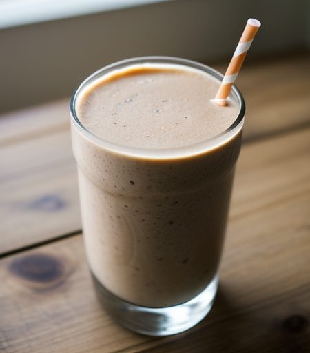 Easy Peanut Butter Milk Shake recipe image