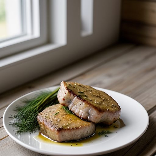 Easy Pork Chops With Dill recipe image