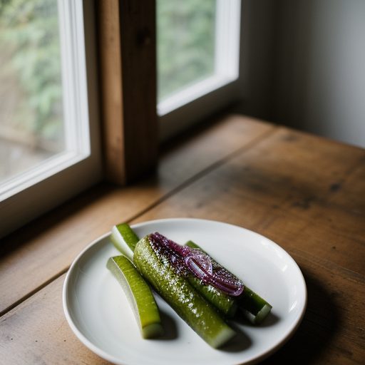 Easy Refgrigerater Pickles recipe image