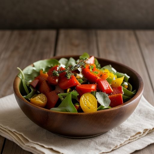Easy Roasted Pepper Salad recipe image