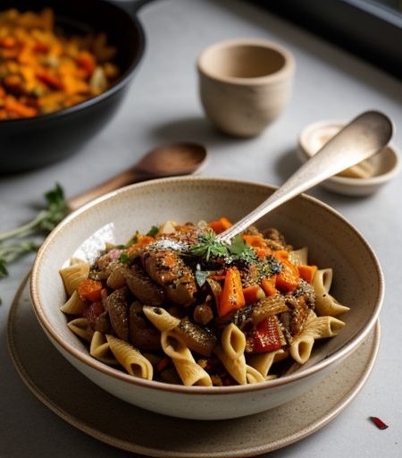 Easy Roasted Vegetable Pasta Sauce recipe image