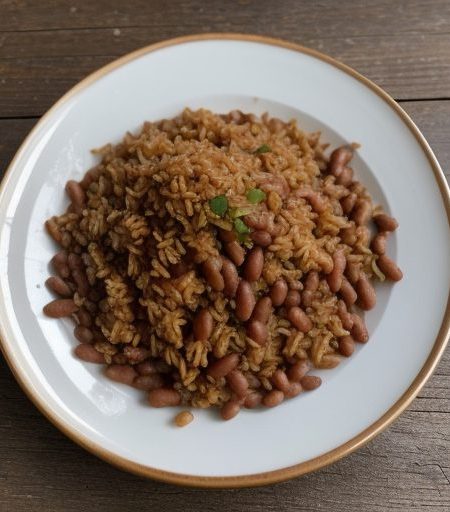 Easy Spicy Beans and Rice recipe image