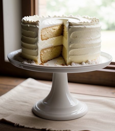 Easy White Chocolate Cake recipe image