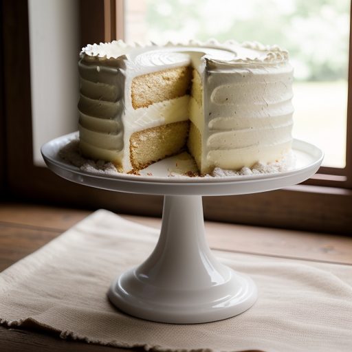 Easy White Chocolate Cake recipe image