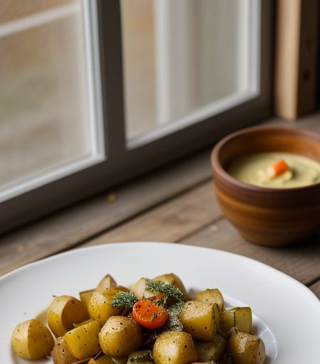 Easy Zesty Italian Potatoes W/Veggies recipe image