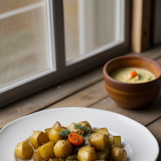 Easy Zesty Italian Potatoes W/Veggies recipe image