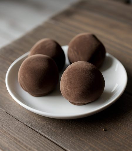 Ebony and Ivory Chocolate Truffles recipe image