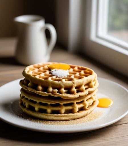 Economy Waffles recipe image